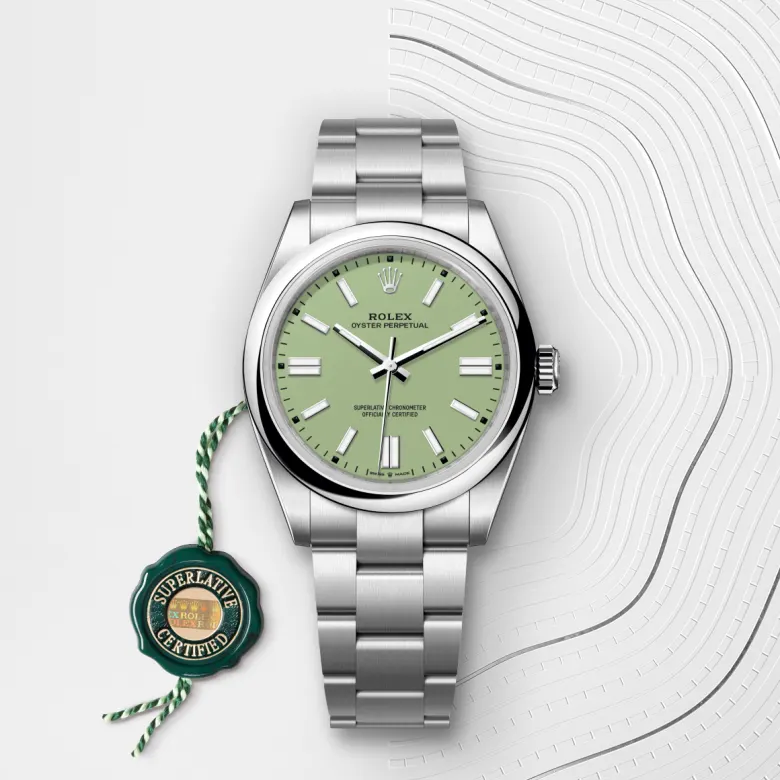 ROLEX OYSTER グリーンレザーケース ROLEX Watch Case Green Leather Protection Watch Holder